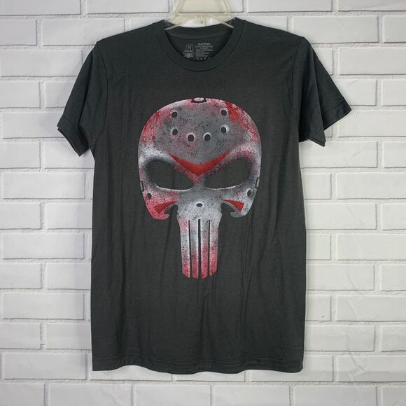 Tee Villain tshirt The Punisher Friday the 13th Jason mashup unisex medium - Picture 2 of 5